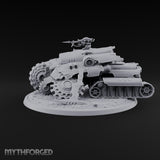 Left a Red Rut Behind Warforged Tracked Assault Automaton — Frontplate 2 · Gun 4