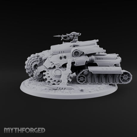 Left a Red Rut Behind Warforged Tracked Assault Automaton — Frontplate 2 · Gun 4