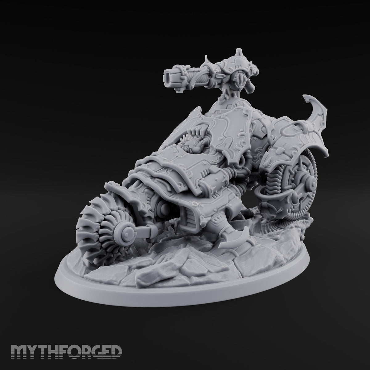 Cuts Corners, Cuts Everything Warforged Wheeled Interceptor — Laser Gun
