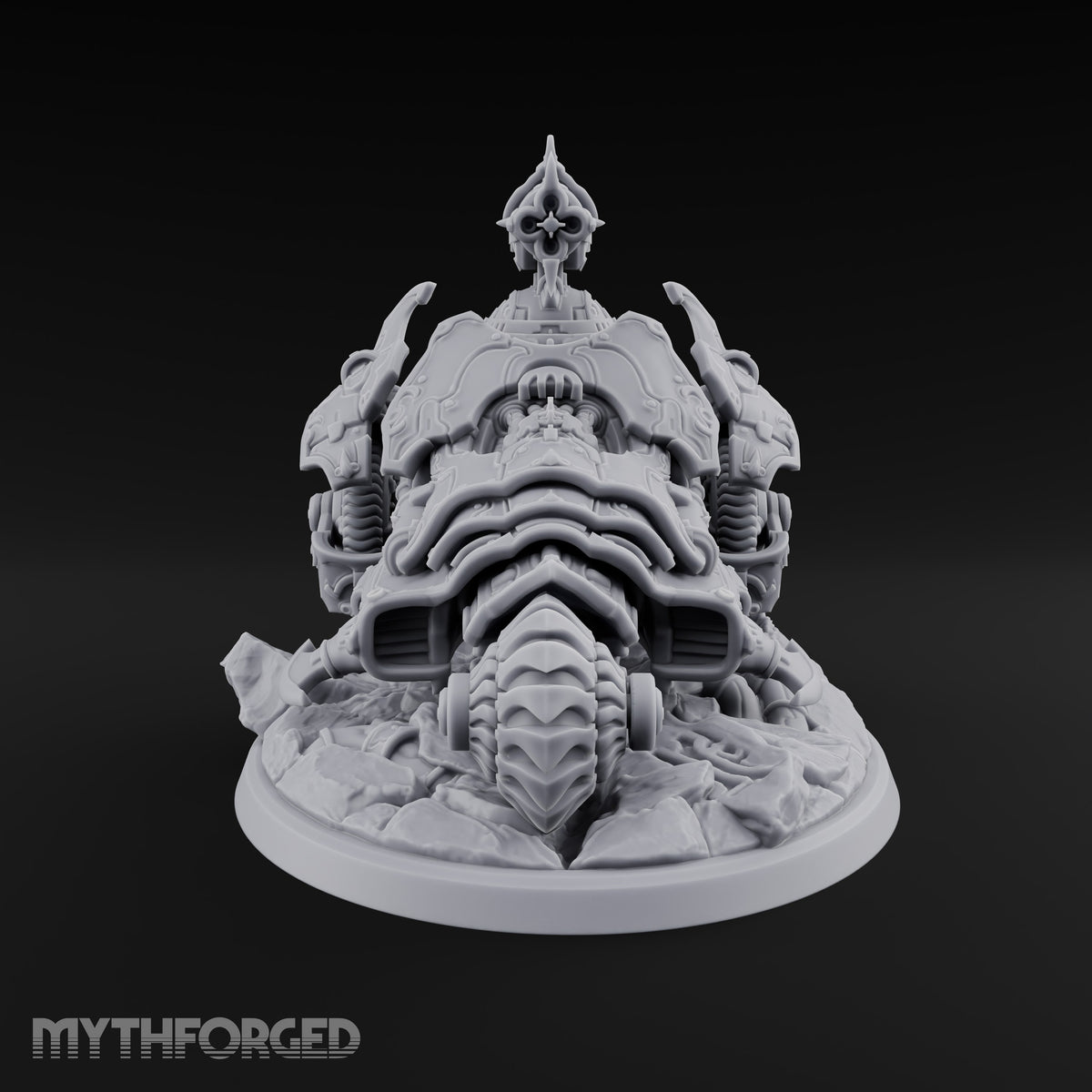 Cuts Corners, Cuts Everything Warforged Wheeled Interceptor — Rotating Gun