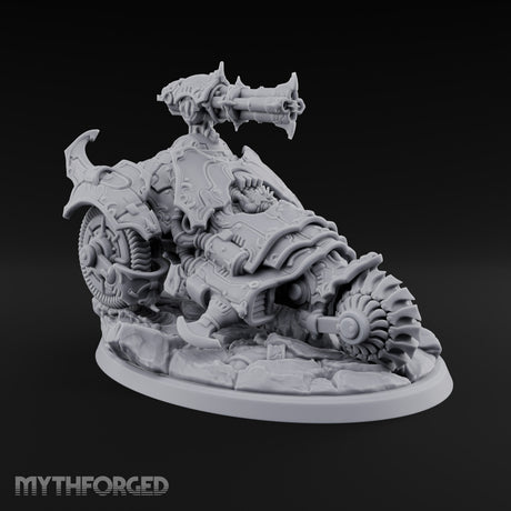 Cuts Corners, Cuts Everything Warforged Wheeled Interceptor — Rotating Gun