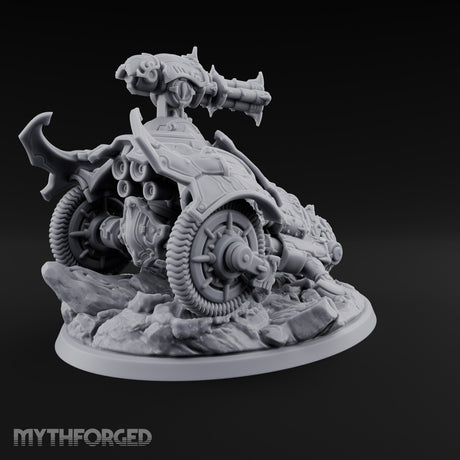 Cuts Corners, Cuts Everything Warforged Wheeled Interceptor — Rotating Gun