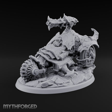 Cuts Corners, Cuts Everything Warforged Wheeled Interceptor — Rotating Gun