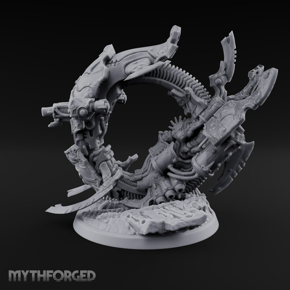 Arching Over Its Next Meal Neothelid Cybernetic Worm A