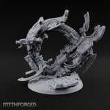 Arching Over Its Next Meal Neothelid Cybernetic Worm A