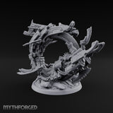 Arching Over Its Next Meal Neothelid Cybernetic Worm B