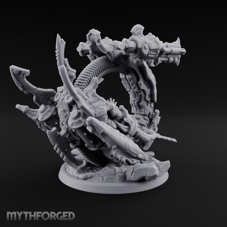 Arching Over Its Next Meal Neothelid Cybernetic Worm C