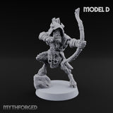 Nocking And Loosing Satyr Archer D Miniature for Dungeons and Dragons, Pathfinder or other TTRPGs