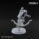 Nocking And Loosing Satyr Archer E Miniature for Dungeons and Dragons, Pathfinder or other TTRPGs