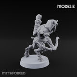 Nocking And Loosing Satyr Archer E Miniature for Dungeons and Dragons, Pathfinder or other TTRPGs