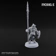 Horn Blowing Rally Satyr Warband E Miniature for Dungeons and Dragons, Pathfinder or other TTRPGs