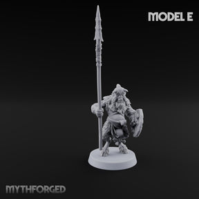 Horn Blowing Rally Satyr Warband E Miniature for Dungeons and Dragons, Pathfinder or other TTRPGs