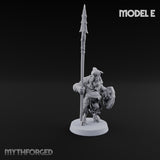 Horn Blowing Rally Satyr Warband E Miniature for Dungeons and Dragons, Pathfinder or other TTRPGs