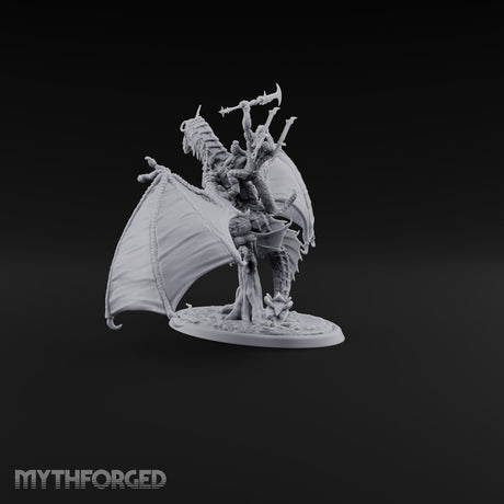 Reckless at Altitude Lizardfolk Rider on Wyvern A