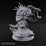 Spines Up on Broken Ground Lizardfolk Shield Gunner A