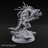 Spines Up on Broken Ground Lizardfolk Shield Gunner A