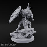 Spines Up on Broken Ground Lizardfolk Shield Gunner A