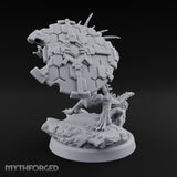 Spines Up on Broken Ground Lizardfolk Shield Gunner A