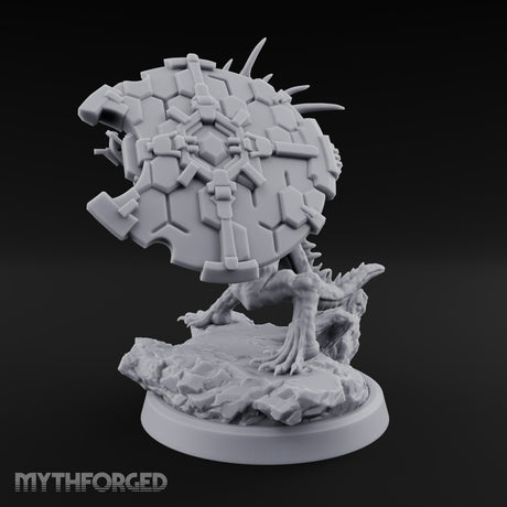 Spines Up on Broken Ground Lizardfolk Shield Gunner A