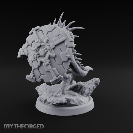 Spines Up on Broken Ground Lizardfolk Shield Gunner B