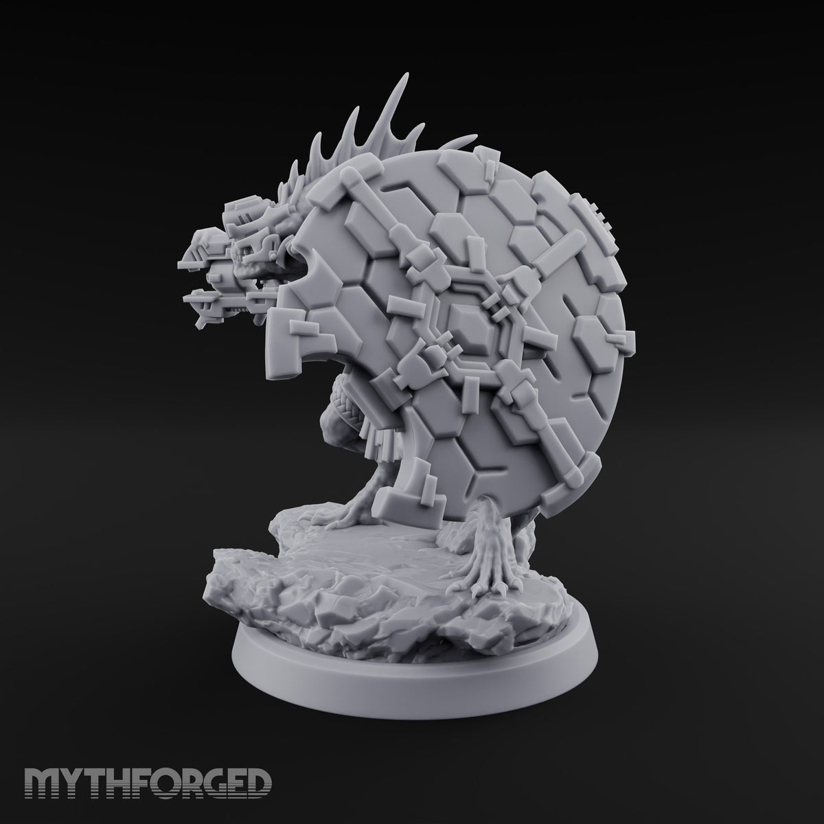 Spines Up on Broken Ground Lizardfolk Shield Gunner B