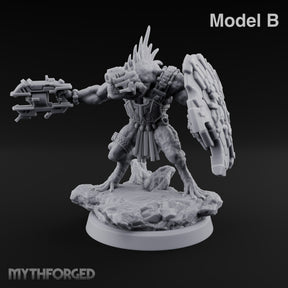 Spines Up on Broken Ground Lizardfolk Shield Gunner B