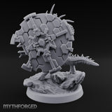 Spines Up on Broken Ground Lizardfolk Shield Gunner C
