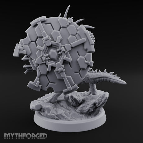 Spines Up on Broken Ground Lizardfolk Shield Gunner C