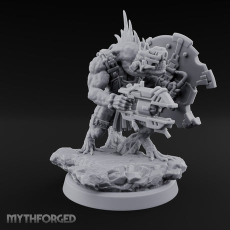 Spines Up on Broken Ground Lizardfolk Shield Gunner C