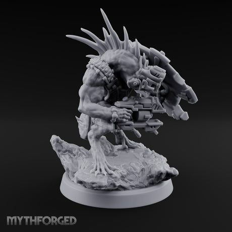 Spines Up on Broken Ground Lizardfolk Shield Gunners — D