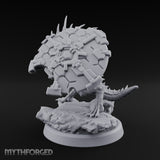 Spines Up on Broken Ground Lizardfolk Shield Gunner D