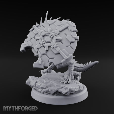 Spines Up on Broken Ground Lizardfolk Shield Gunner D
