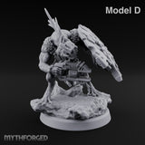 Spines Up on Broken Ground Lizardfolk Shield Gunners — D