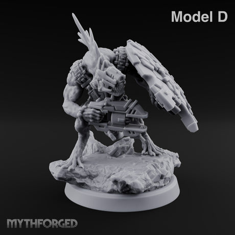 Spines Up on Broken Ground Lizardfolk Shield Gunners — D