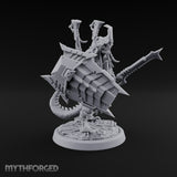 Spikes Out, Shields Up Lizardfolk Warrior B