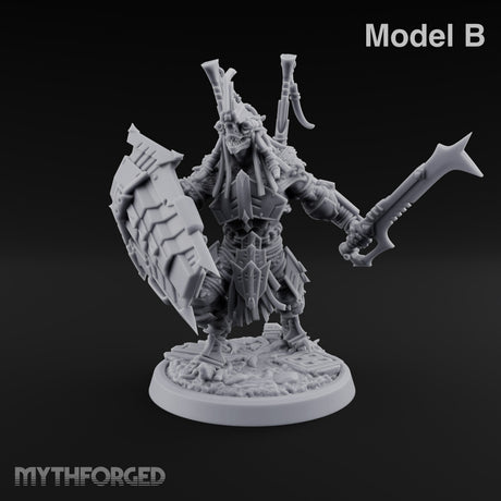 Spikes Out, Shields Up Lizardfolk Warriors — B