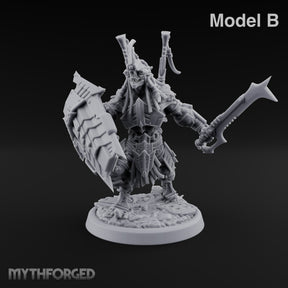Spikes Out, Shields Up Lizardfolk Warrior B