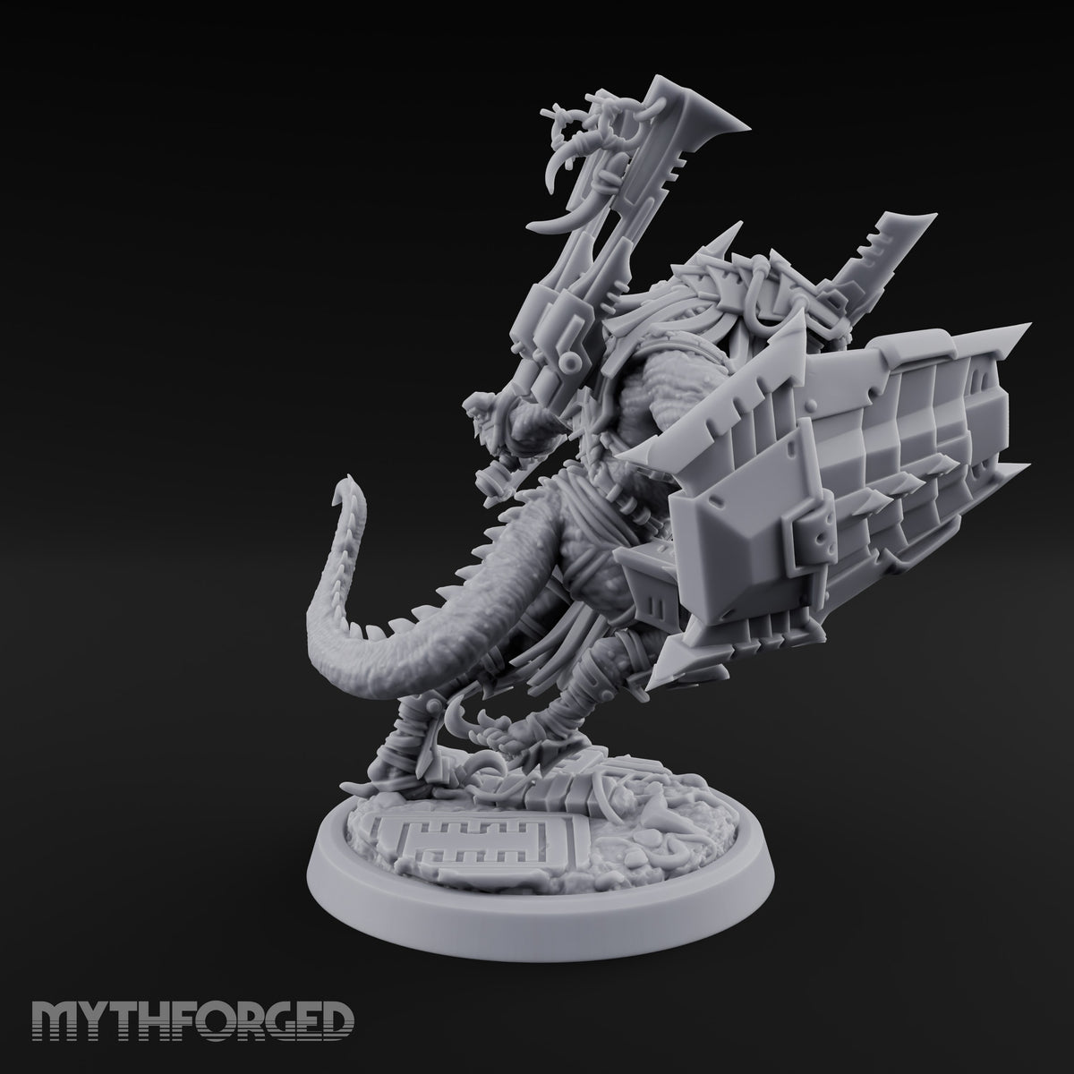 Spikes Out, Shields Up Lizardfolk Warrior D