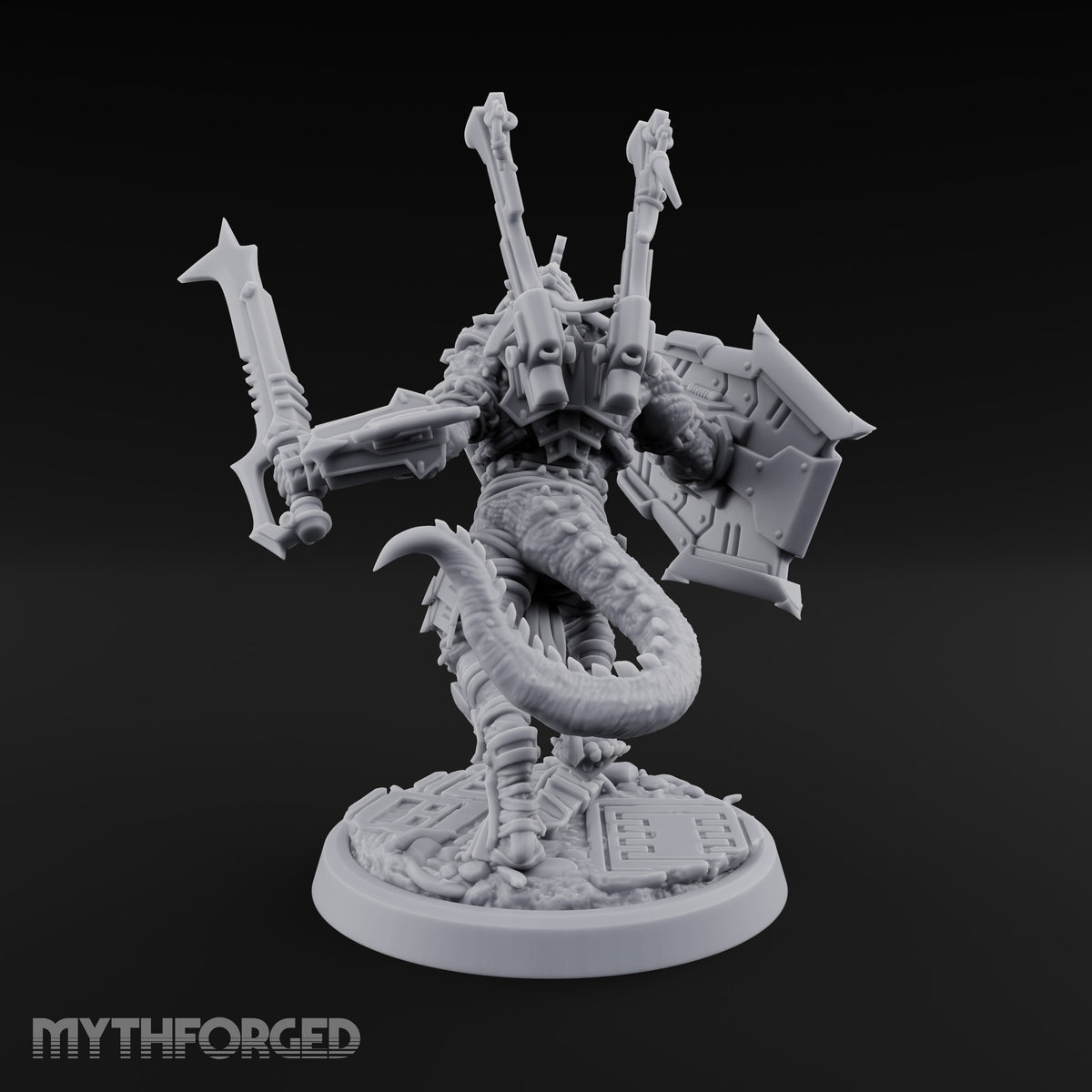 Spikes Out, Shields Up Lizardfolk Warrior D