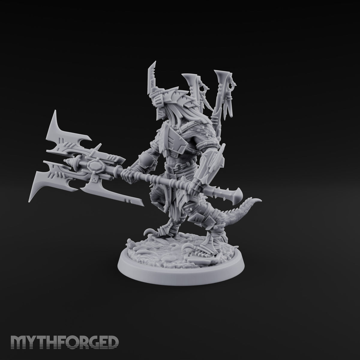 Spikes Out, Shields Up Lizardfolk Warrior E
