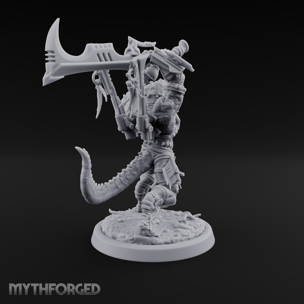 Spikes Out, Shields Up Lizardfolk Warriors — F