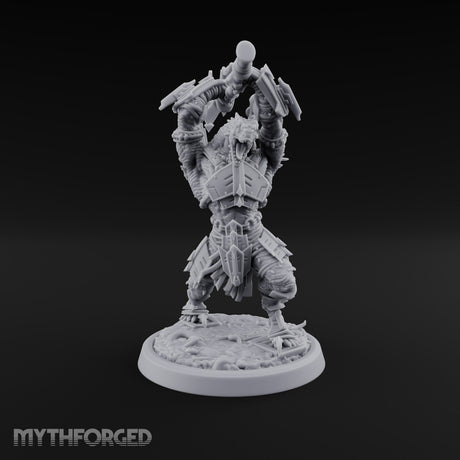 Spikes Out, Shields Up Lizardfolk Warrior F