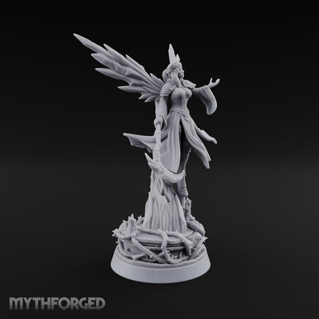 Beckoning the Night Vampire Witch Miniature for Dungeons and Dragons, Pathfinder or other TTRPGs