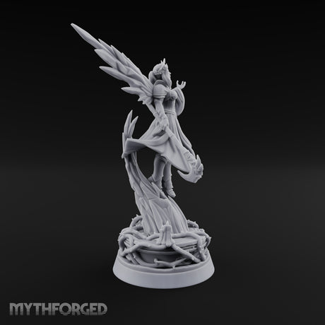 Beckoning the Night Vampire Witch Miniature for Dungeons and Dragons, Pathfinder or other TTRPGs