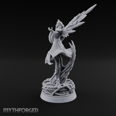 Beckoning the Night Vampire Witch Miniature for Dungeons and Dragons, Pathfinder or other TTRPGs