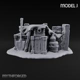 Barrel Roll Call Wooden Supply Scatter Terrain — J · Yes