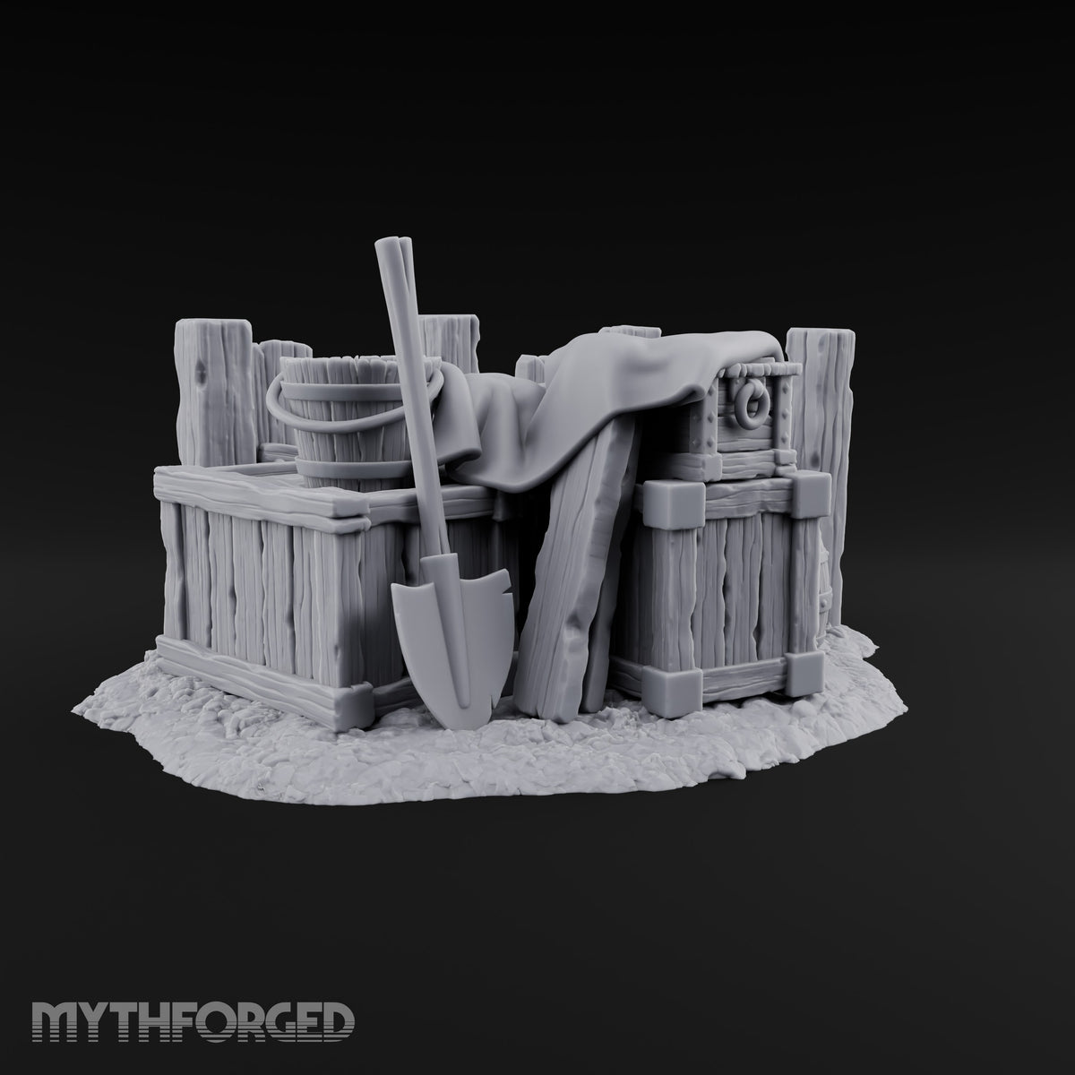 Barrel Roll Call Wooden Supply Scatter J — No