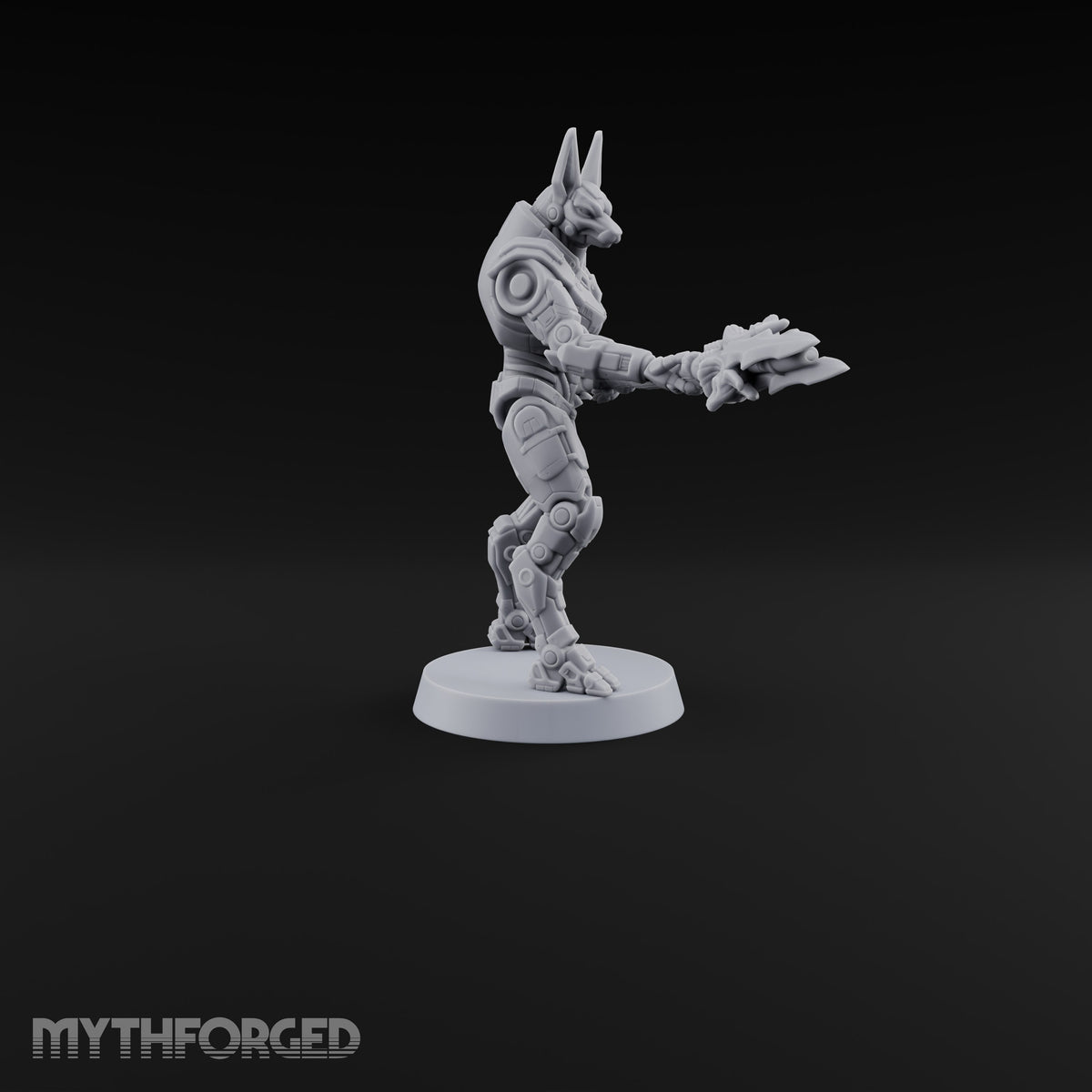 Duty Beyond the Afterlife Gnoll Armoured Jackal Guards with Staves — A