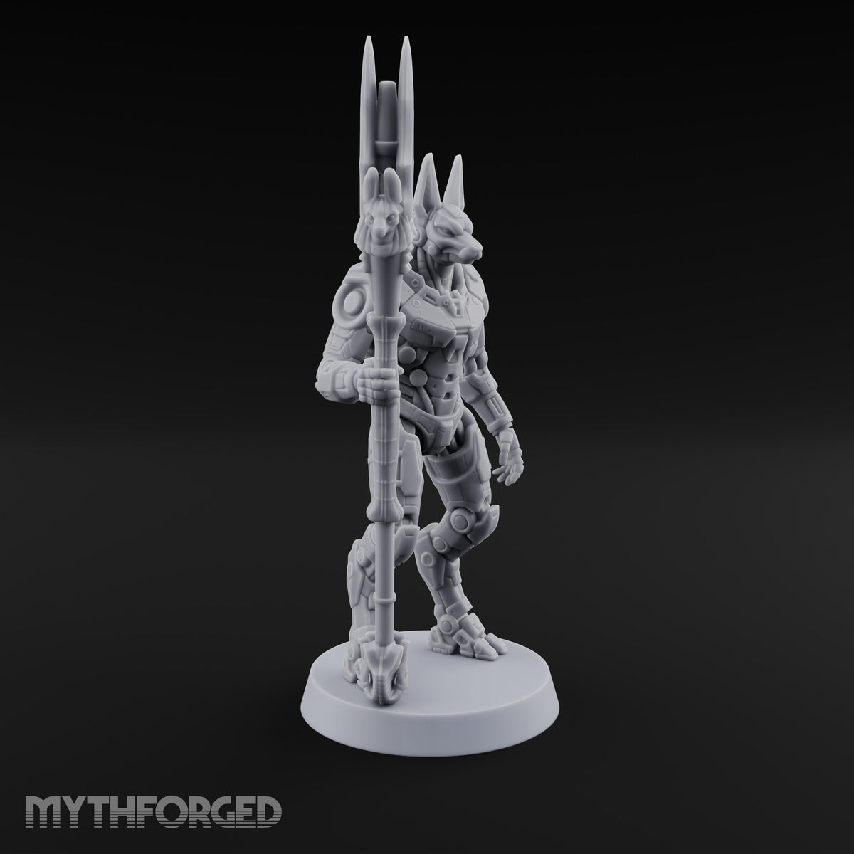 Duty Beyond the Afterlife Gnoll Armoured Jackal Guards with Staves — B