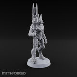 Duty Beyond the Afterlife Gnoll Armoured Jackal Guard with Staff B